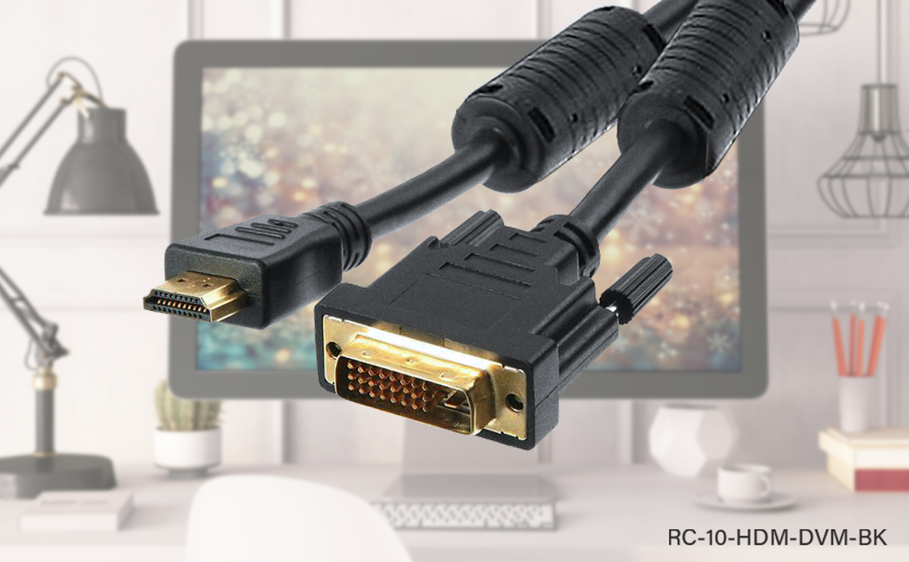 Rosewill Cables-RC-10-HDM-DVM-BK